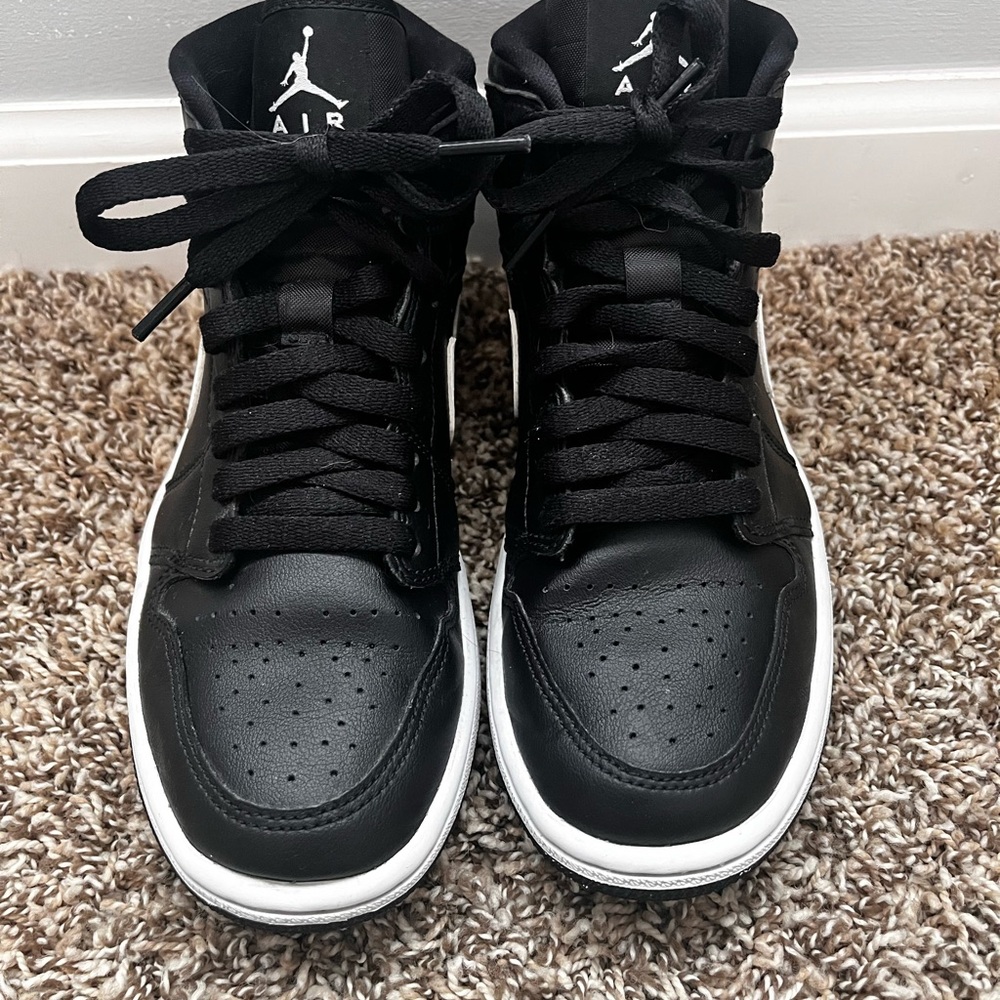 Nike Air Jordan Black and White Sneakers
